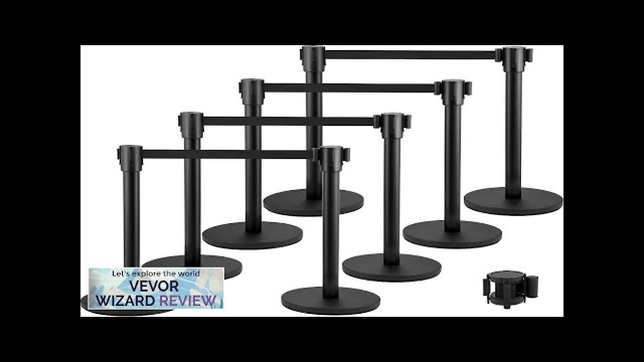 VEVOR Crowd Control Stanchion Set of 8 Pieces Stanchion Set Stanchion Set Review