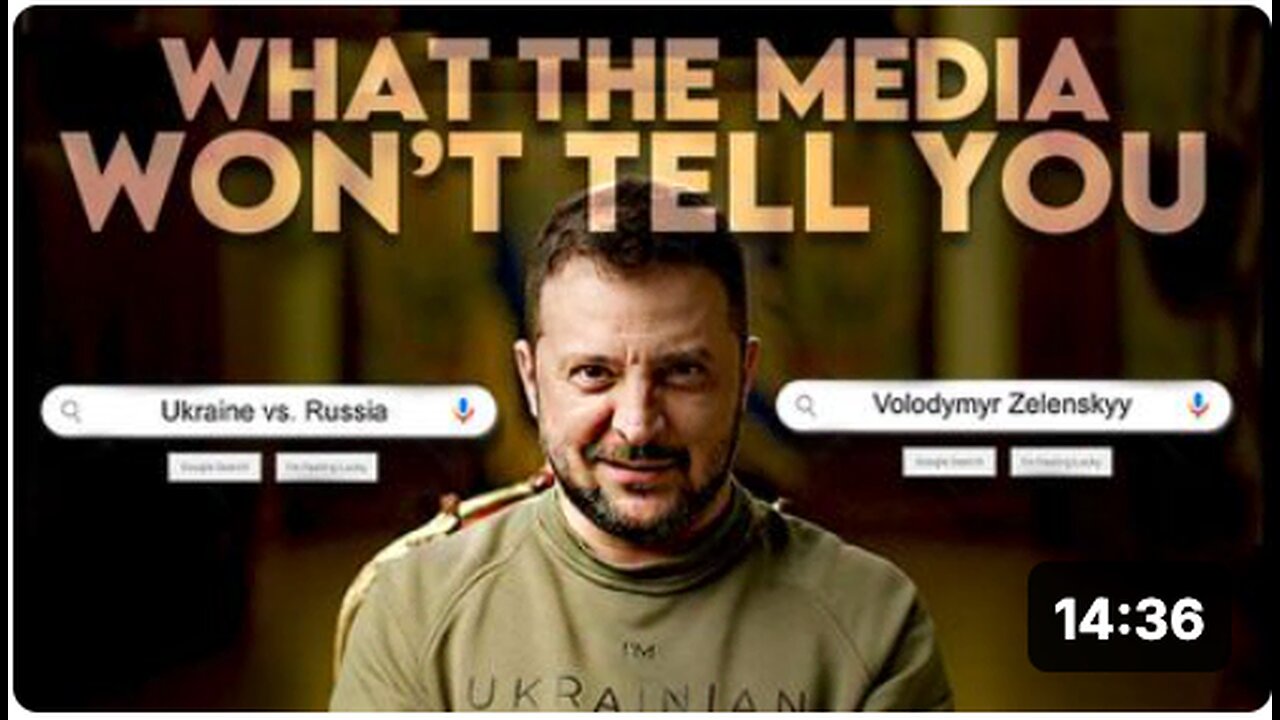 WHAT THE MEDIA WON'T TELL YOU: ZELENSKYY