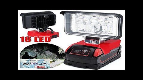 Emergency LED Work Light for Milwaukee M18 20V Super Bright 180 Degree Review