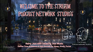 Rainy Jazz with Relaxing Jazz Music - Coffee Time Ambience & Rain Sounds for Sleep