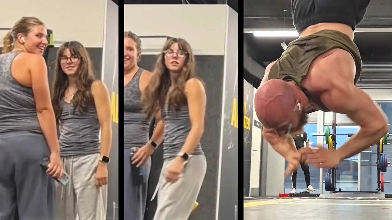 🔥 Scaring People in The Gym With Calisthenics #144