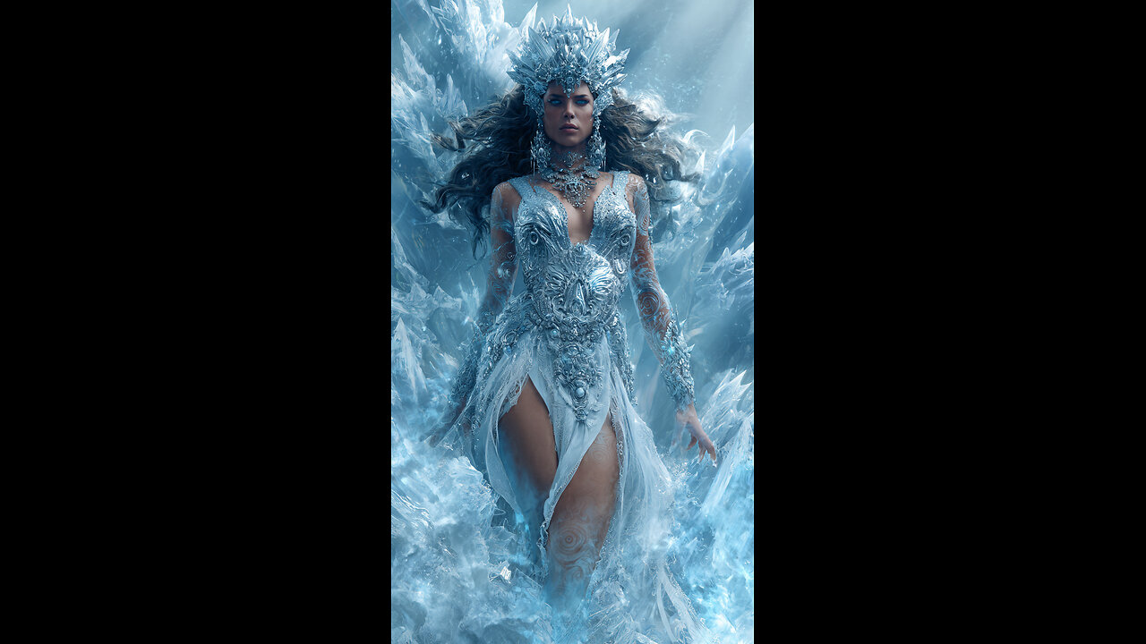 Disney Princess as Snow Queen | AI Generated