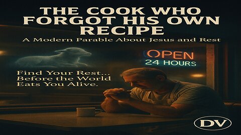 The Cook Who Forgot His Own Recipe | A Modern Parable About Jesus and Rest
