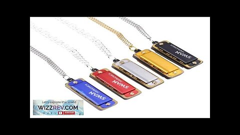 4 Holes 8 Tones Mini Harmonica Metal Chain Necklace Style High Quality Review