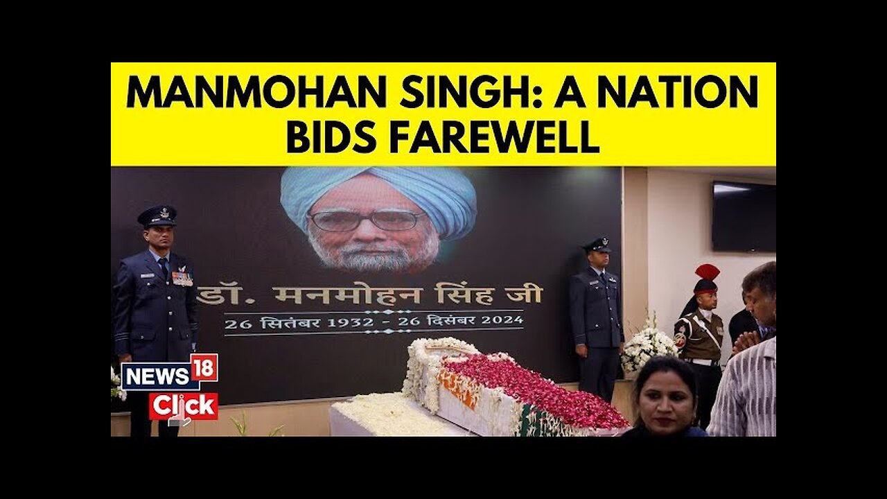 Manmohan Singh Funeral | Gun Salute, State Funeral As India Bids Farewell To Ex-PM Singh | N18V