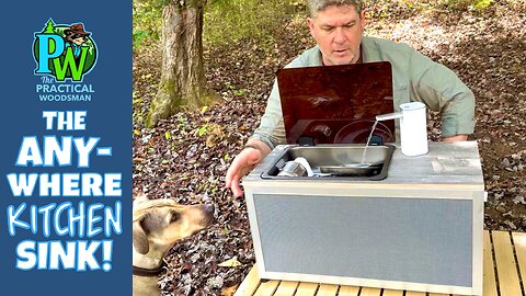 Hands-Free Water in the Woods: Ultra-Light Compact Sink