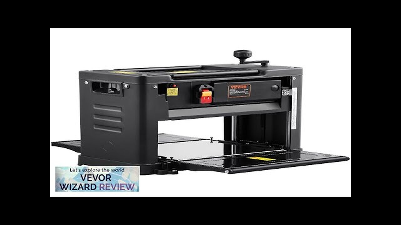 VEVOR Thickness Planer Single Speed 13" Width Worktable Benchtop Planer Double-Blade Review