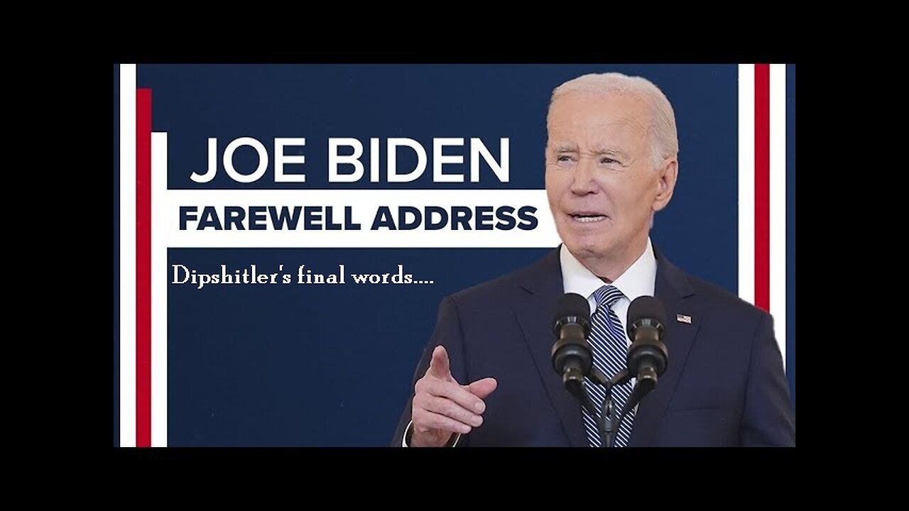 Joe Bidens Farewell Address - 01.15.2025 - WATCH PARTY!