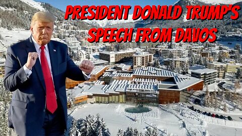 President Trump LIVE from Davos WEF Summit
