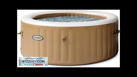 INTEX 28425EH PureSpa Bubble Massage Spa Set Outdoor Inflatable Portable Hot Tub Review