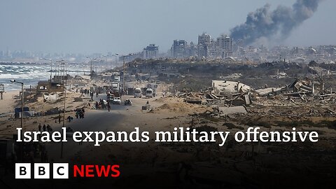 Israeli strikes kill dozens in Gaza City, hospitals say, as offensive expands | BBC News