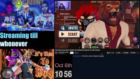 Lowtiergod trolled in Roblox 🍿 || Live Stream || October 7th