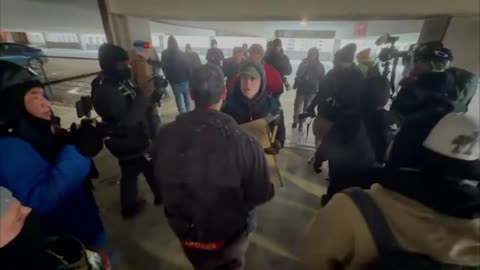 Anti ICE Mob Attacks random White people