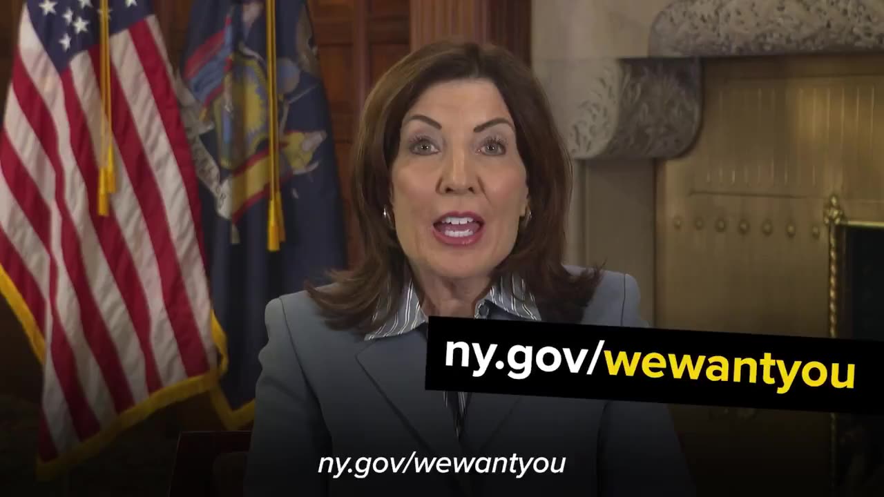 Governor Kathy Hochul new video New York “loves” federal workers and wants to hire more.