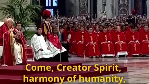 Pope Francis Praying