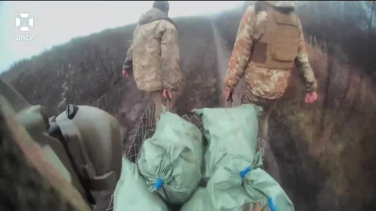 "Elite" delivery from our fighters When there is no road - border guards still get there.