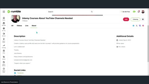 Udemy Courses About YouTube Channels Needed