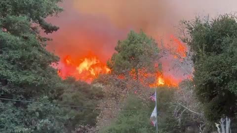 Temescal Canyon Road.