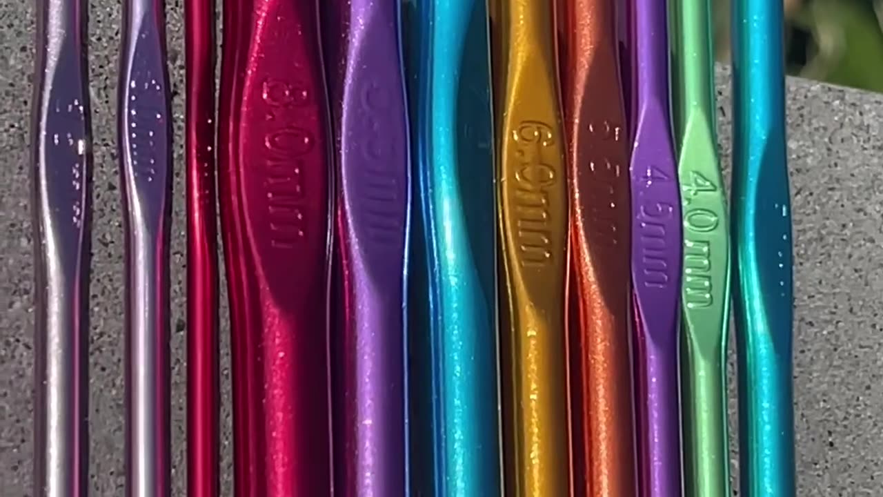 14pcs/Set Random Color Crochet Hooks. Handmade Diy Crochet Tools with different sizes.