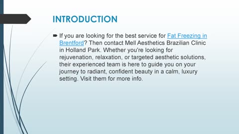 Best Fat Freezing in Brentford