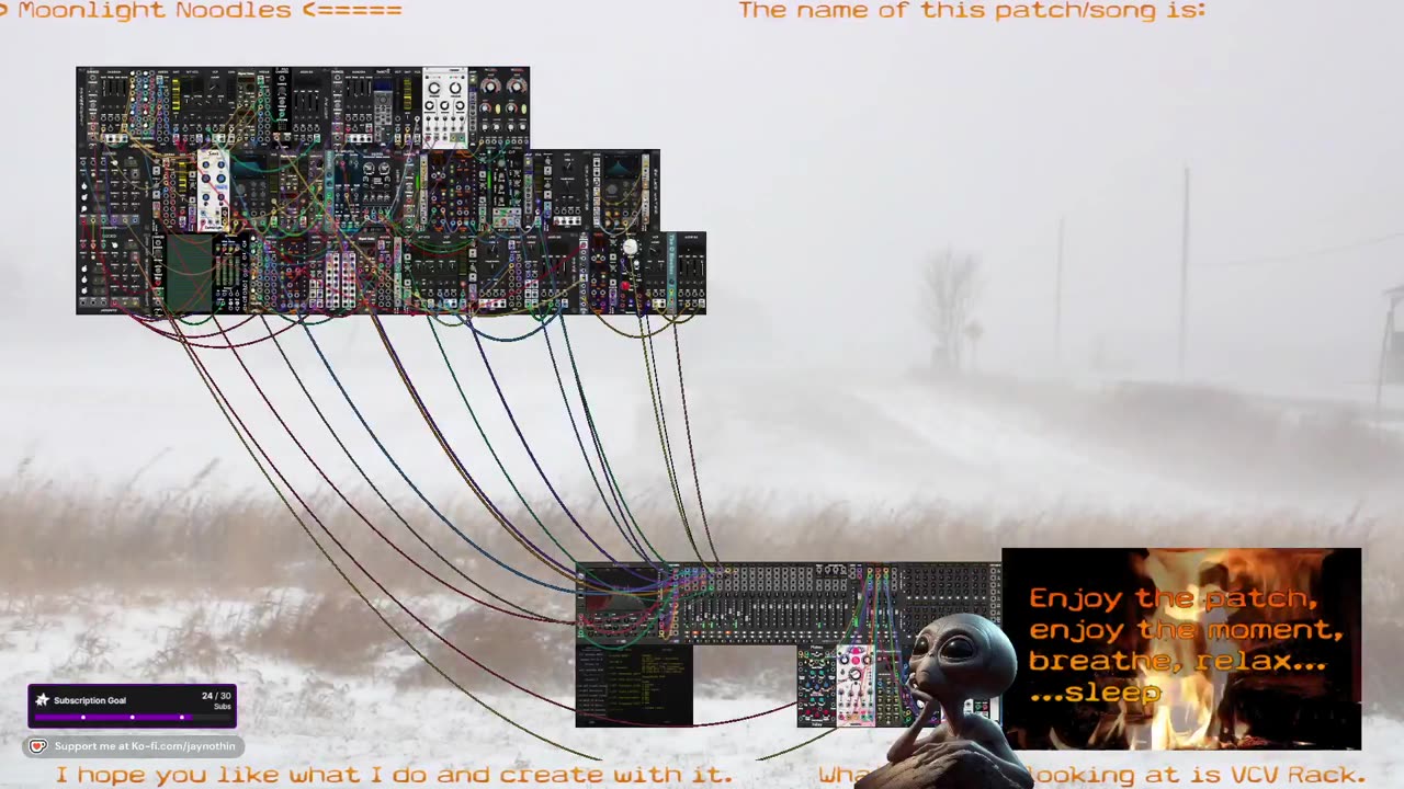 Deep Sleep Ambient | Generative VCV Rack Soundscapes 🌿 | 🕉 For Inner Peace ☮