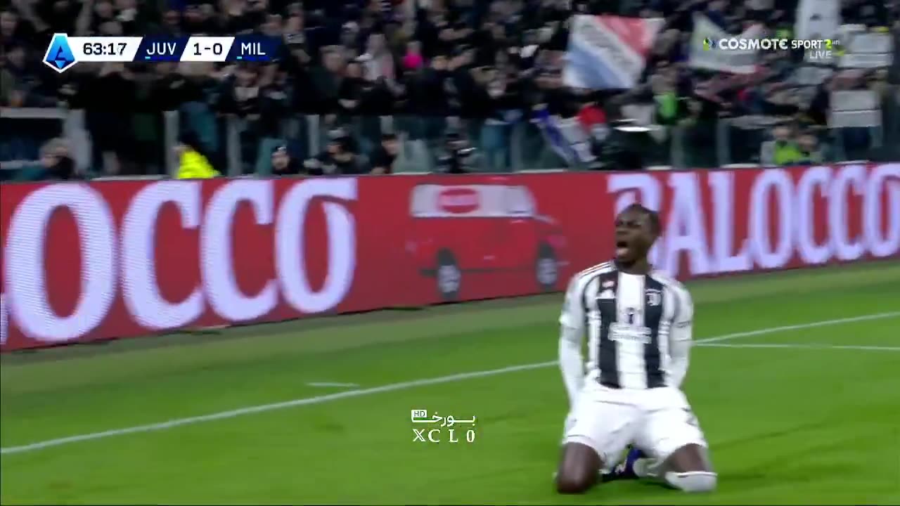 Goal for Juventus scored by Timothy Weah.