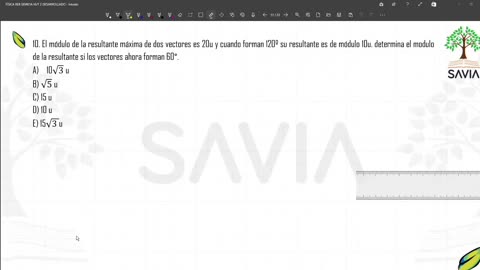 SAVIA REPASO 2025 - 2 | Semana 01 | Física S1