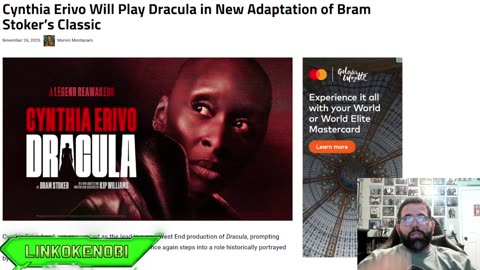 Cynthia Erivo Casted As Dracula In Theatrical Show