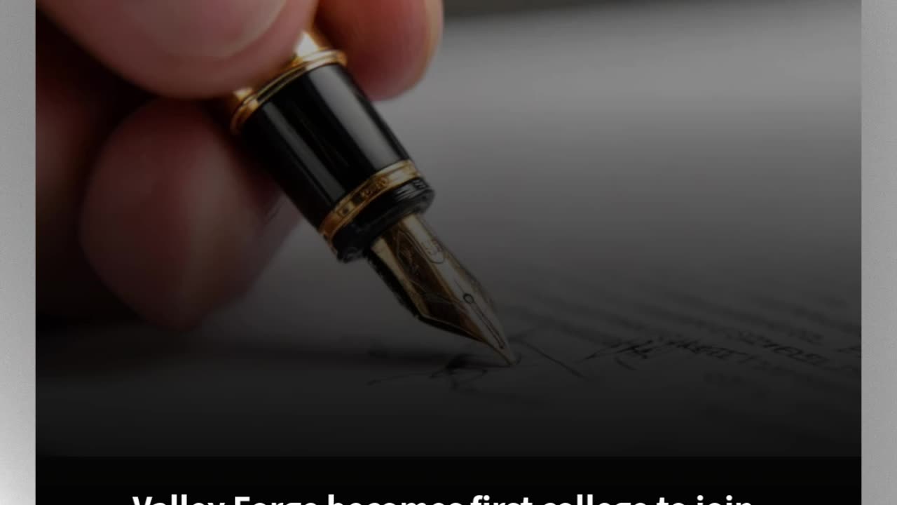 Valley Forge becomes first college to join Trump’s Compact for Academic Excellence