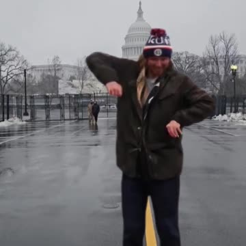 No one tell Nancy Pelosi the Lectern Guy is dancing outside the Capitol by @Network_Guy8