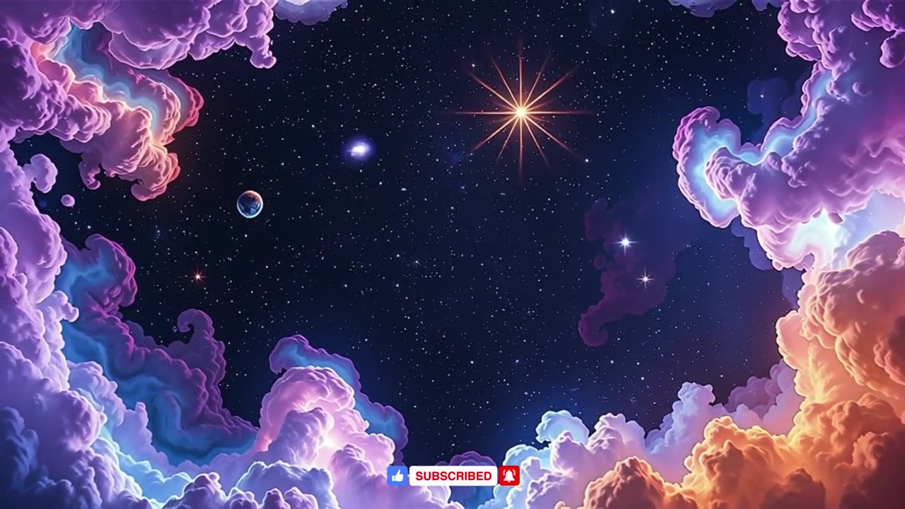 Colorful Outer Space Soundscape | Cosmic Nebula & Starfield Ambience SFX 4K