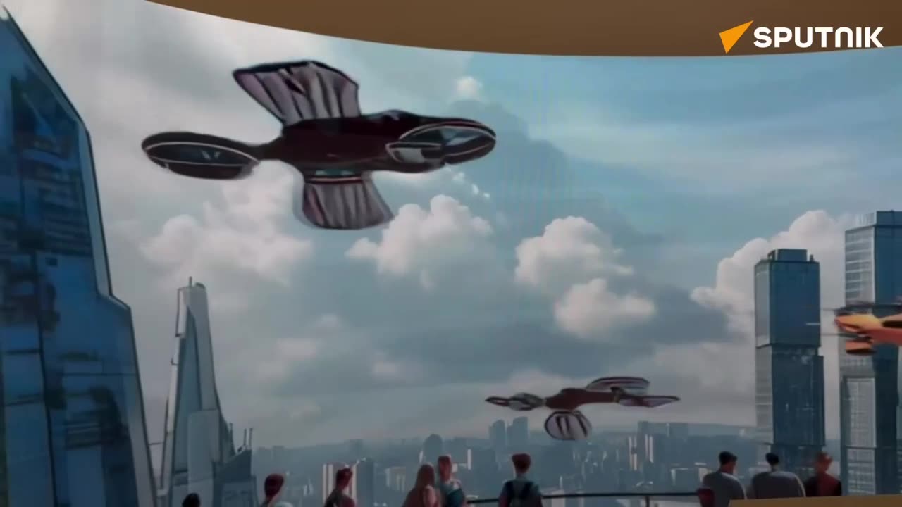 Russia showcases future of transport: flying cars, robots and hydrogen Aurus