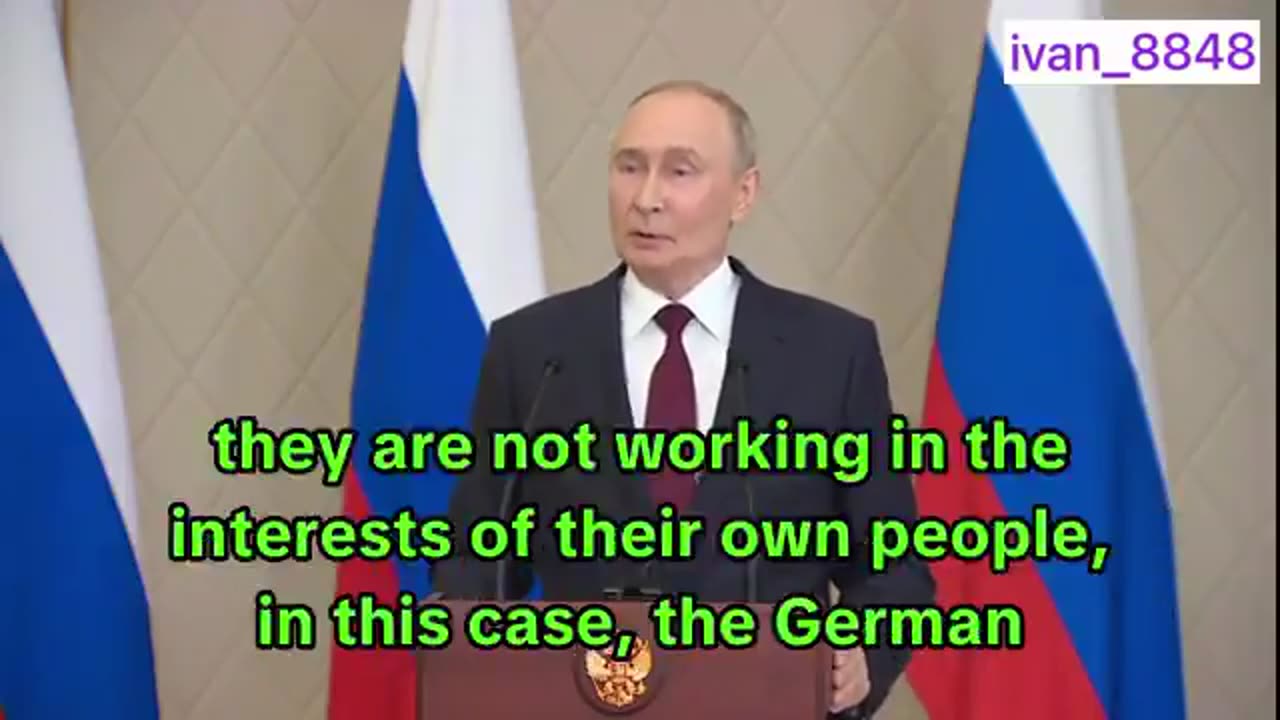 Putin warns Europe: “You are destroying yourselves!”