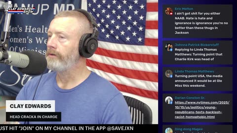 THURSDAY MORNING LIVE - THE CLAY EDWARDS SHOW (Ep #1,081)