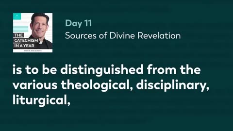 The Catechism of The Catholic Church In One Year | Day 11