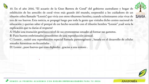 SAVIA REGULAR 2025 | Semana 13 | Anatomía