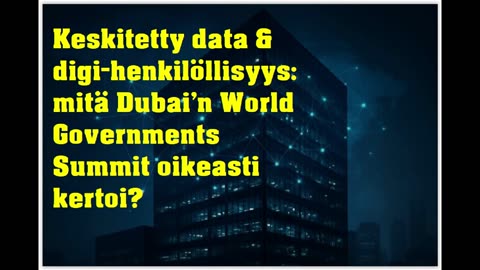 Keskitetty data & digi henkilöllisyys