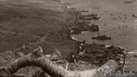Iwo Jima. Original footage. Intense