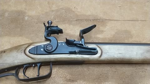 45 cal Flintlock Poor Boy Green Mountain BBL Cherry stock