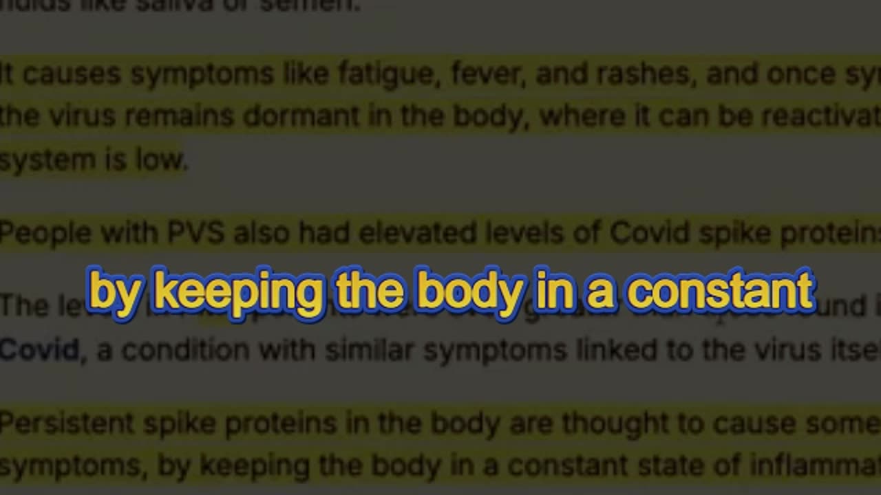 mRNA vaccine linked to lifelong diseases?