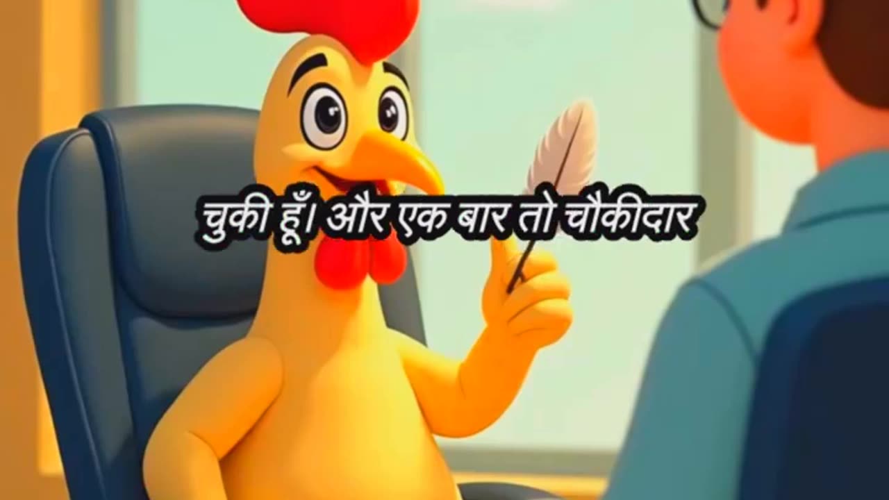 Murgi Ka Job Interview 🐔 | Yeh Murgi Sach Mein Overqualified Hai! 😂 #BoltaJanwarAI