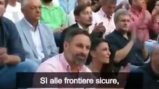 🇮🇹A clip of Giorgia Meloni proclaiming "No to LGBTQ lobbies, no to Islamist