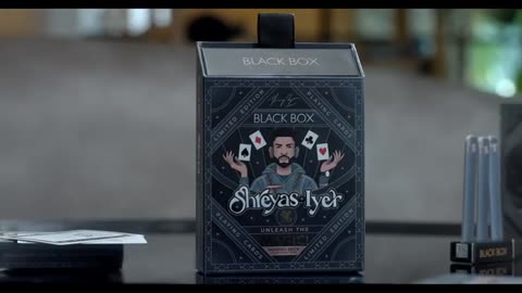 Shreyas Iyer Magic Deck X Black Box Playing Cards for Magic, Card Tricks & Cricket Fans