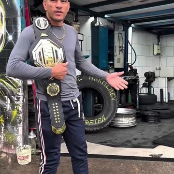 Alex Pereira Goes Back to Tyre Shop After Beating Magomed Ankalaev
