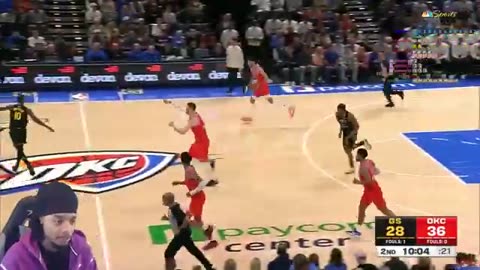 Flight reacts to the Golden State Warriors at OKC Game highlights