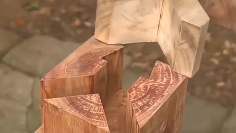 Impressive wood joinery
