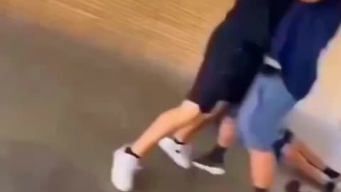 Black bully attacks White student
