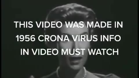 1956 Public Health Announcement or was it Predictive Mind-Programming?