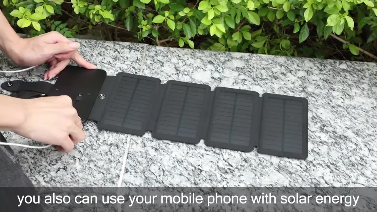 Outdoor Multifunctional Foldable Portable Solar Charging Panel