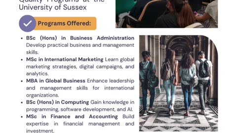Your Path to Success: University of Sussex & Divine Associates Ltd